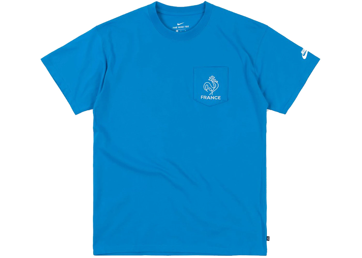 Nike SB x Parra France Federation Kit T-shirt (Asia Sizing) Neptune Blue/White Men's - FW21 - US