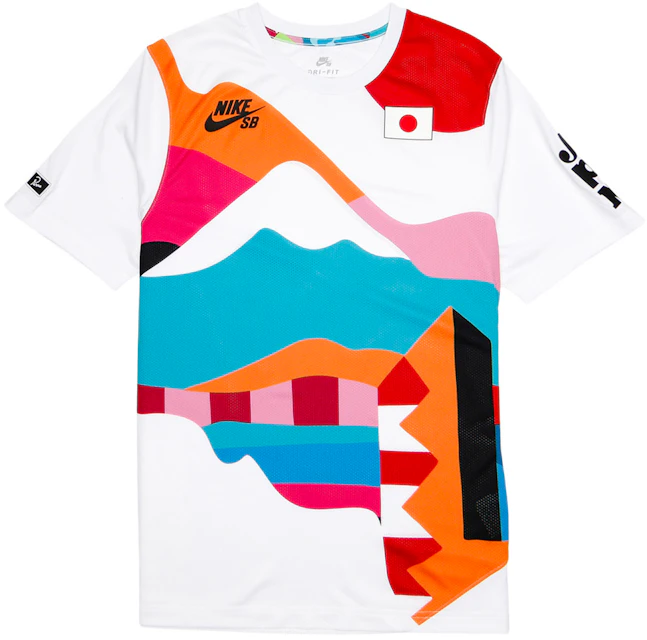 mármol Hueco Distracción Nike SB x Parra Japan Federation Kit Crew Jersey White/Black - FW21 - ES