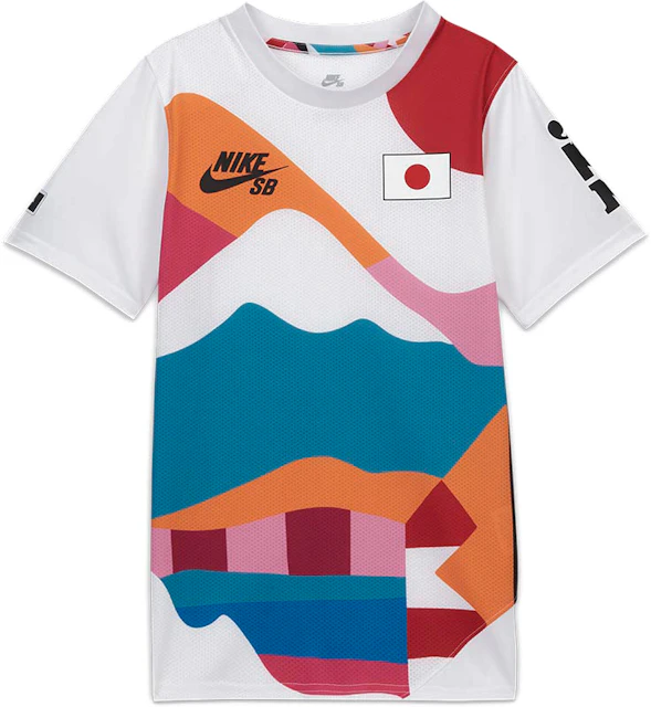 Nike SB x Parra Japan Federation Kit Crew Jersey White/Black - FW21 - ES