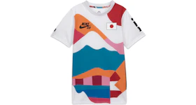 Nike SB x Parra Japan Federation Kit Crew (Youth) Jersey White/Black