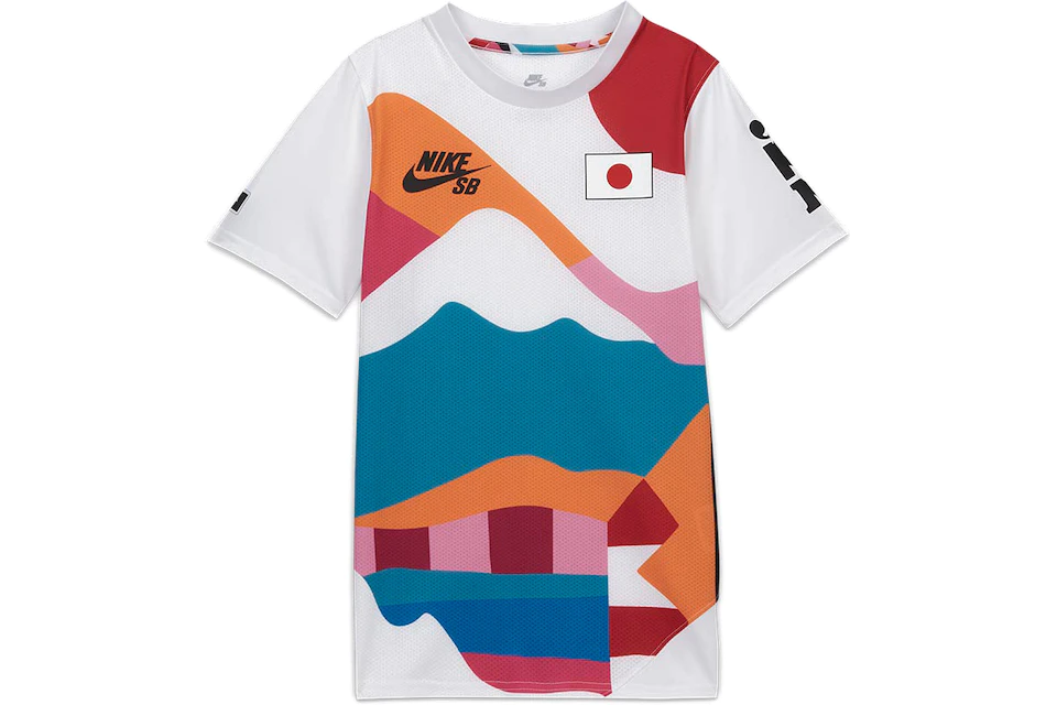 Nike SB x Parra Japan Federation Kit Crew (Youth) White/Black - ES