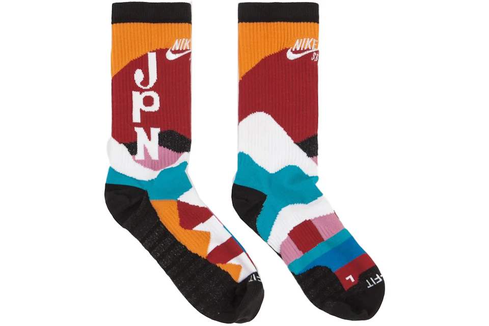 Disturbio ciclo bruscamente Nike SB x Parra Japan Federation Kit Socks White/Black - FW21 - ES