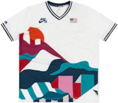 Nike SB x Parra USA Federation Kit Crew Jersey (Asia Sizing) White/Brave Blue