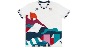 Nike SB x Parra USA Federation Kit Crew Jersey (Asia Sizing) White/Brave Blue