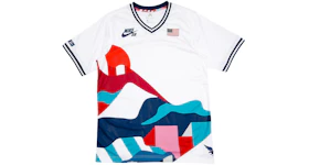 Nike SB x Parra USA Federation Kit Crew Jersey White/Brave Blue