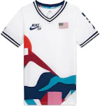Nike SB x Parra USA Federation Kit Crew (Youth) Jersey (Asia Sizing) White/Brave Blue
