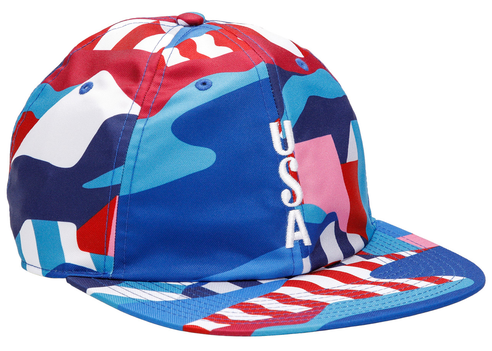 Nike SB x Parra USA Federation Kit Skate Cap Brave Blue/White