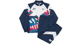 Nike SB x Parra USA Federation Kit Skate Tracksuit (Asia Sizing) Brave Blue/White