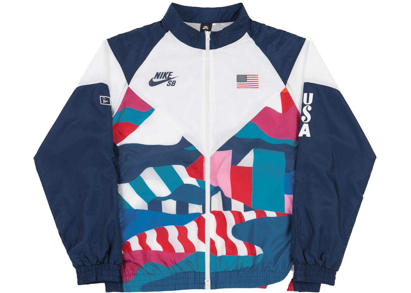 Nike SB x Parra USA Federation Kit Skate Tracksuit Brave Blue/White Men's - FW21 - US