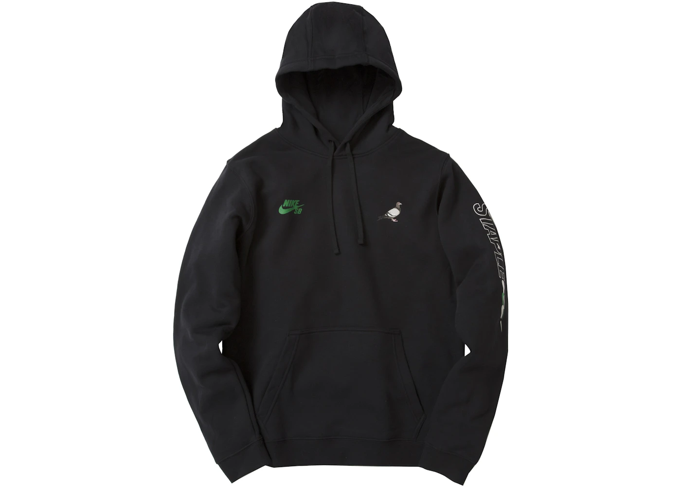 Nike sb x staple 2025 panda pigeon hoodie black