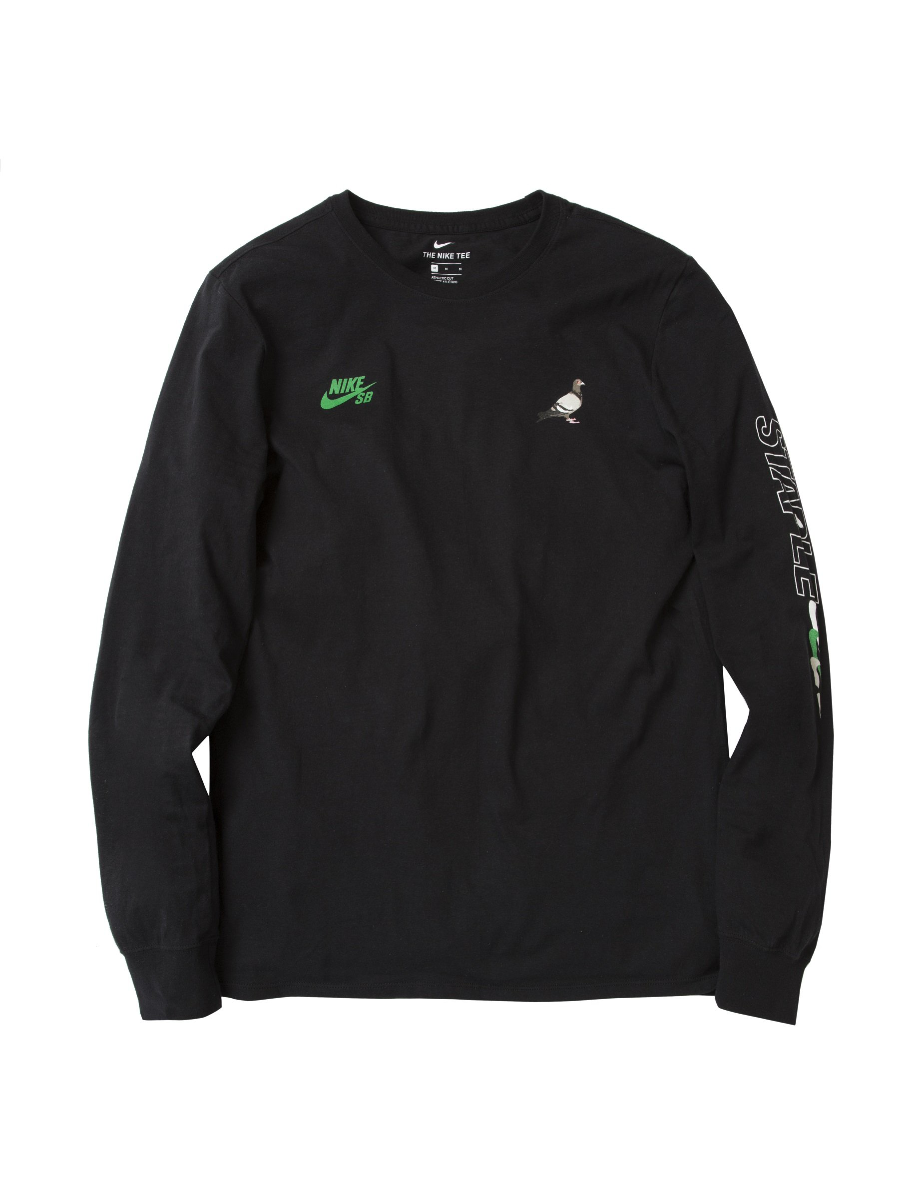 新品国産Nike sb × staple pigeon L/S Tee Lサイズ Tシャツ/カットソー(七分/長袖)