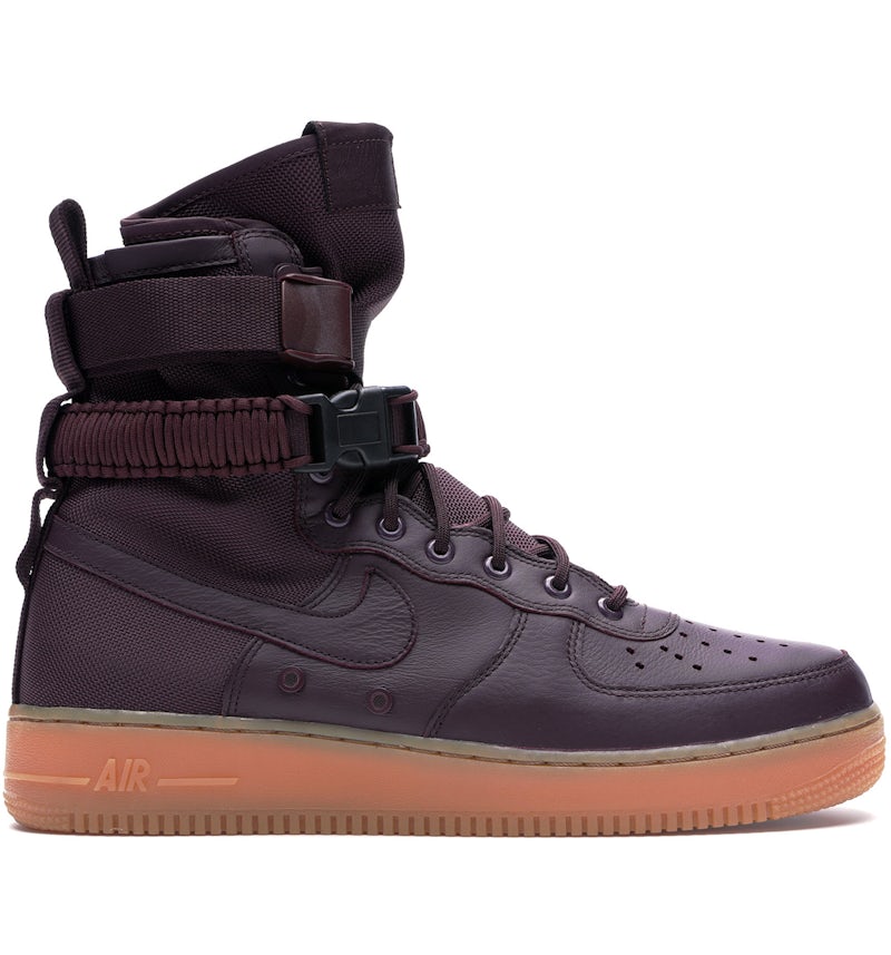 Nike SF Air Force High Deep Burgundy Men's 864024-600 US