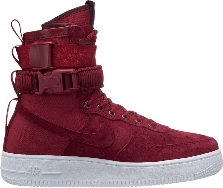 Nike SF Air Force 1 High White University Red