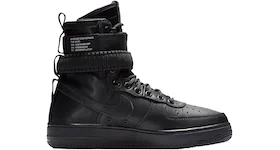 Nike Air Force 1 Triple Black Leather (Women's)