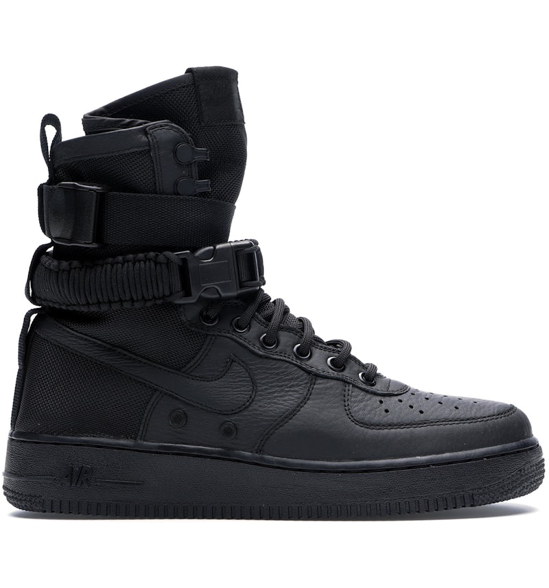 Nike SF Air Force High Triple Black Men's 864024-003 US