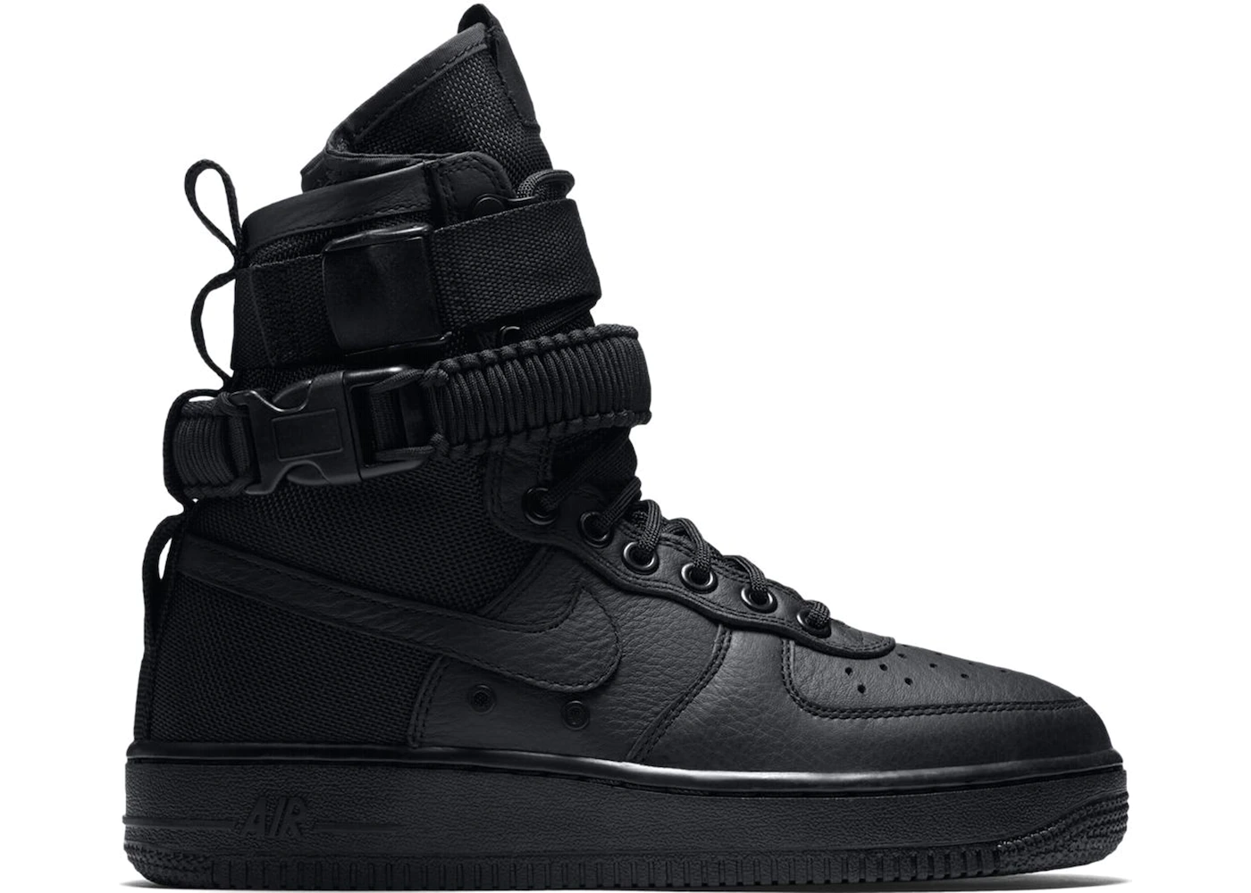 Nike SF Air Force 1 High Triple Black (W) - 857872-002