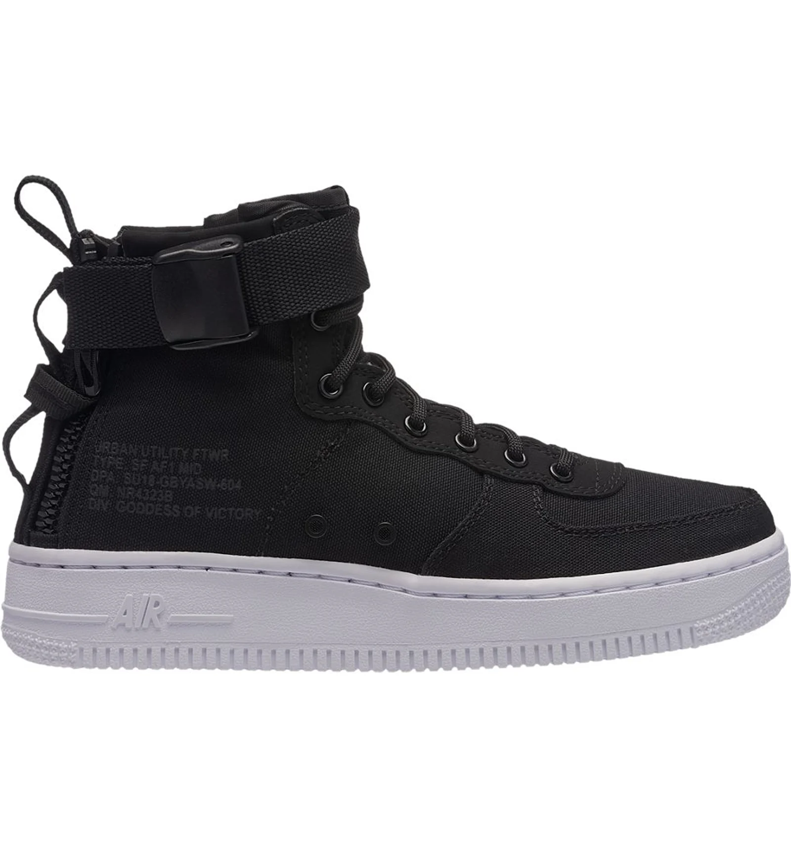 Junior air force 1 top ss trainer anthracite / white
