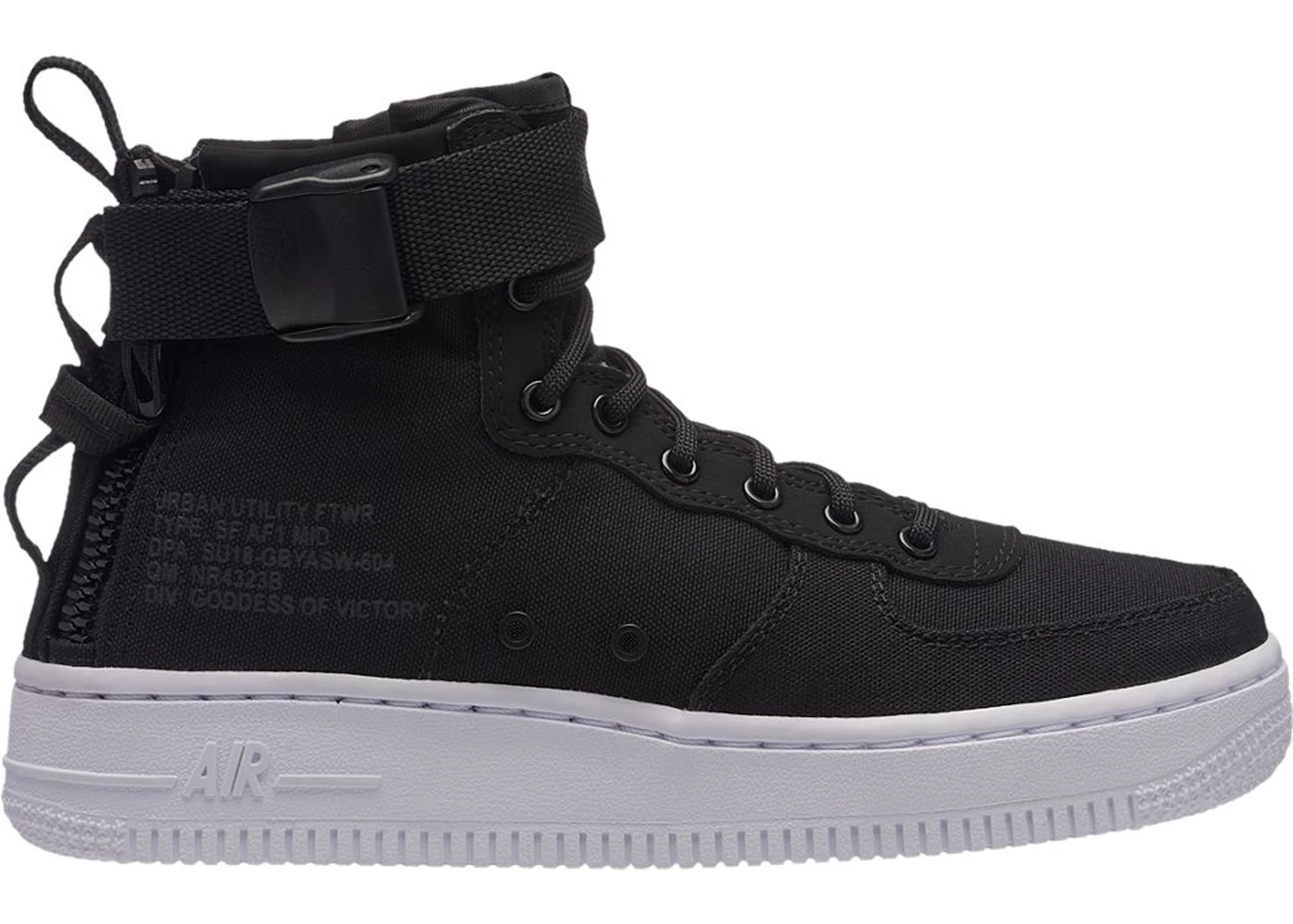 Nike air force sf mid black hotsell