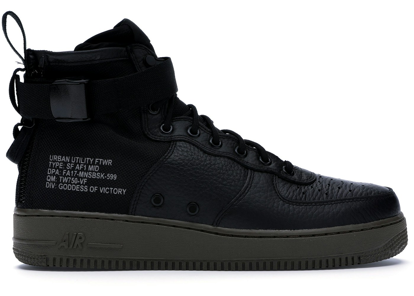 Nike Sf Air Force 1 Mid Black Dark Hazel 002 Nike Sf Air Force 1 Mid Black Dark Hazel 002
