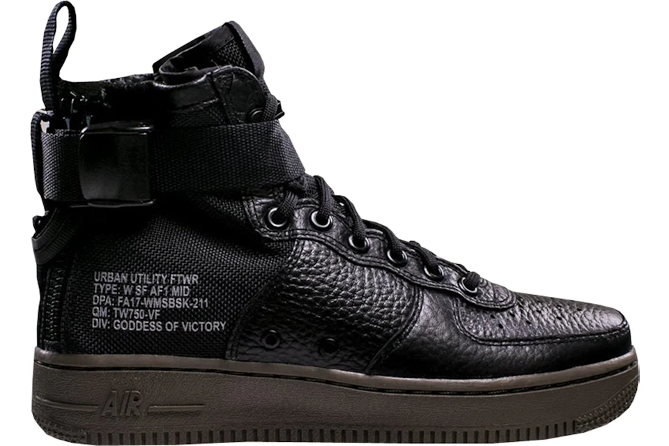Nike sf air force 1 hotsell high black