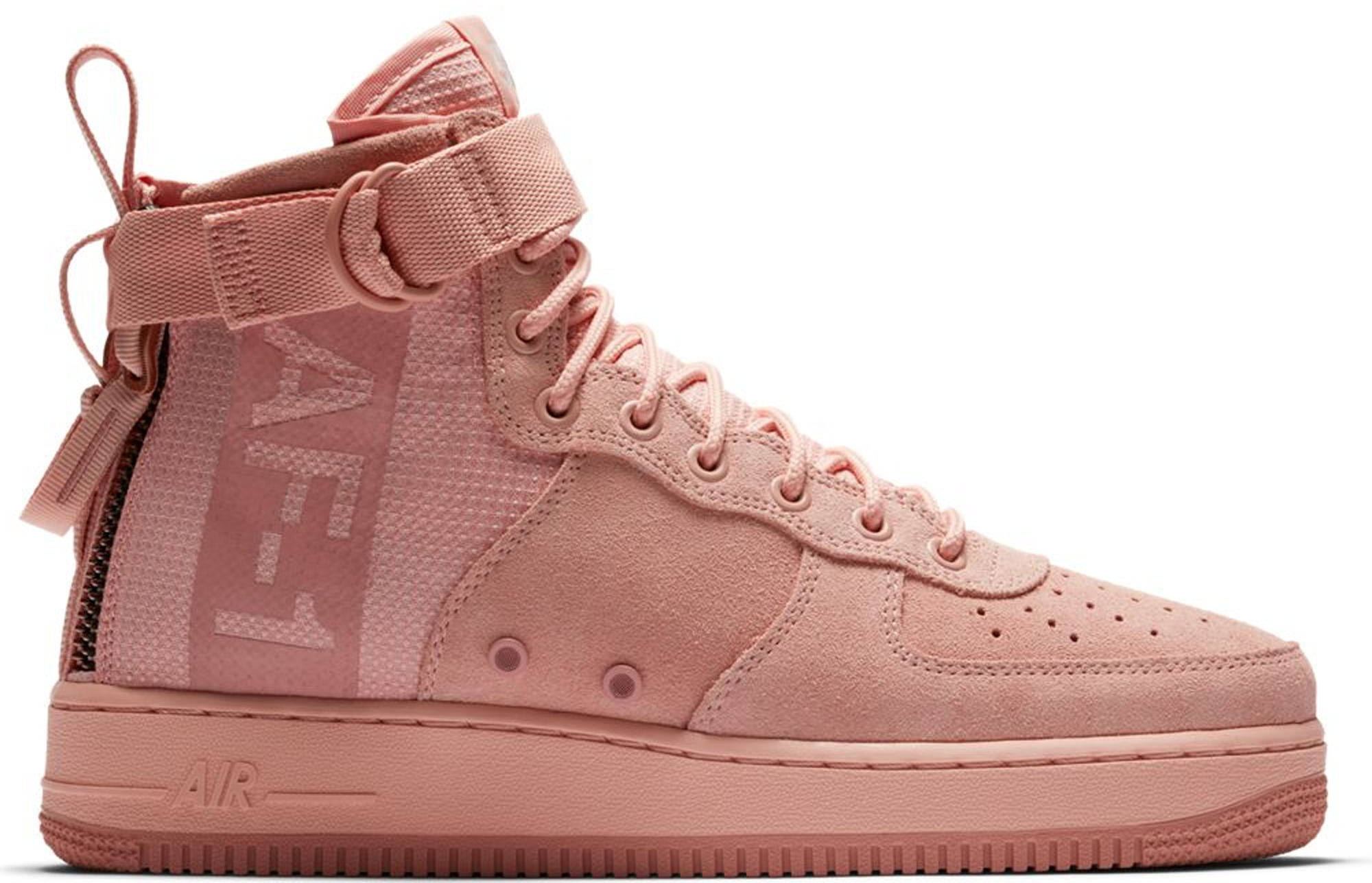 Nike SF Air Force 1 Mid Coral Stardust 