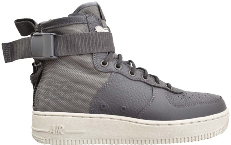 nike sf air force 1 mid dark grey