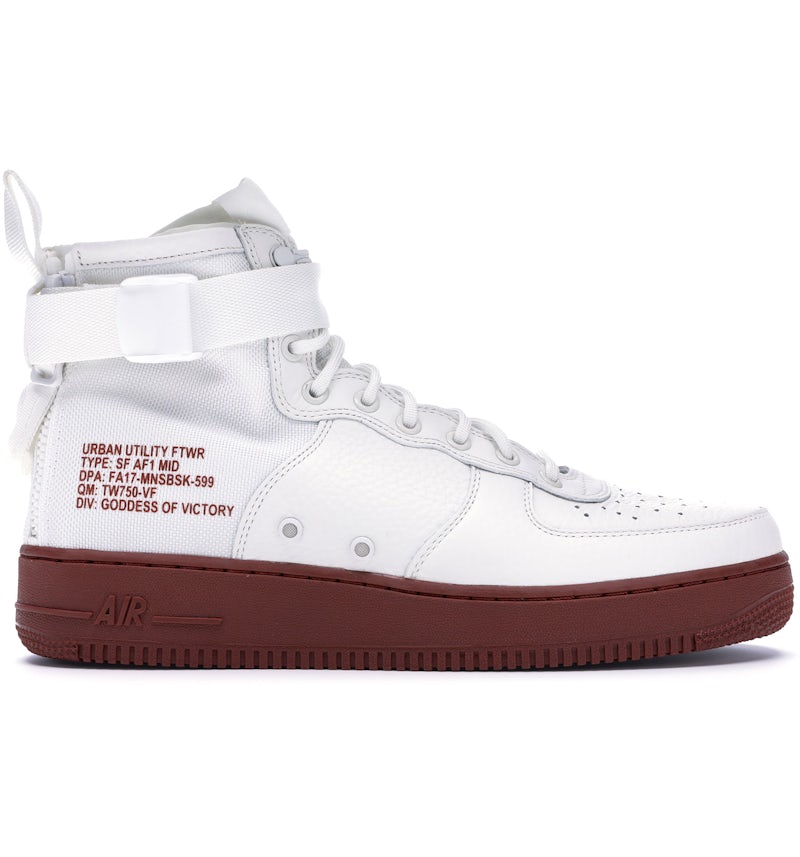 Nike SF Air Force Mid Ivory Mars Stone Men's 917753-100 US