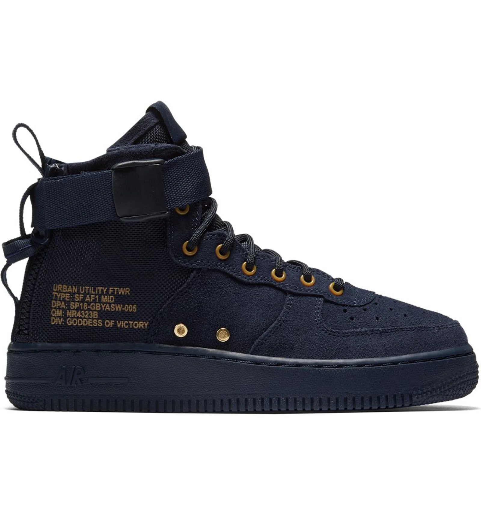 Nike air force sf mid deals black