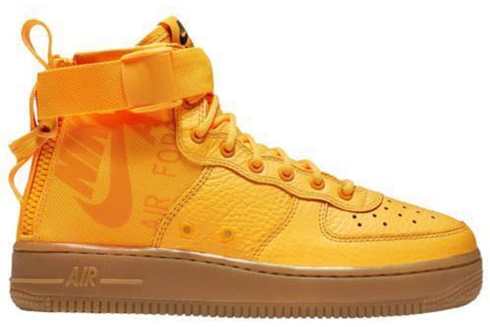 Nike sf air force 1 mid yellow Clearance