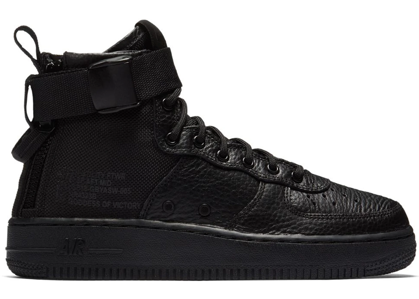 Nike air force sf 1 mid black Clearance