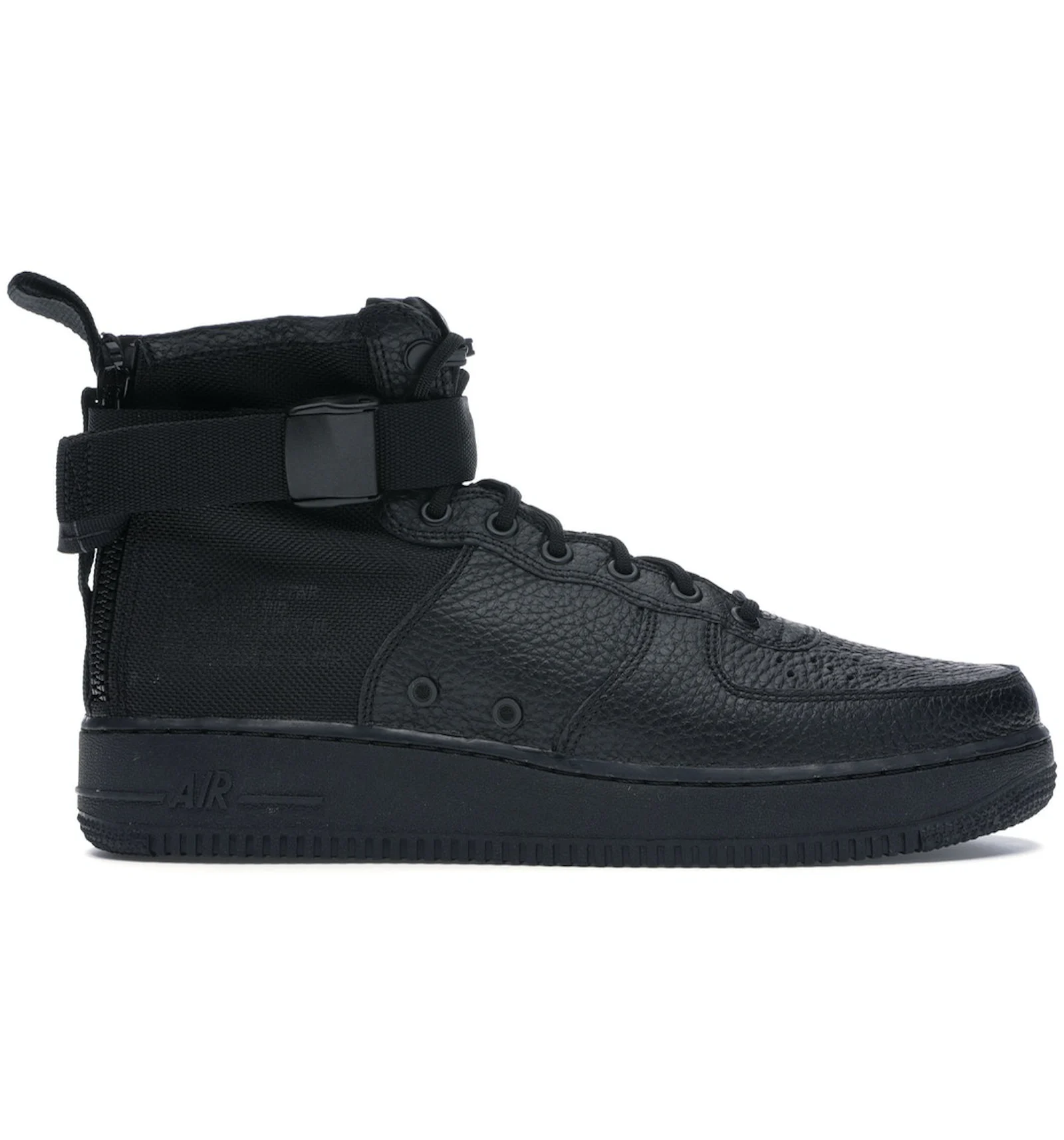 Nike SF Air Force 1 Mid Triple Black Men's - 917753-005 - US