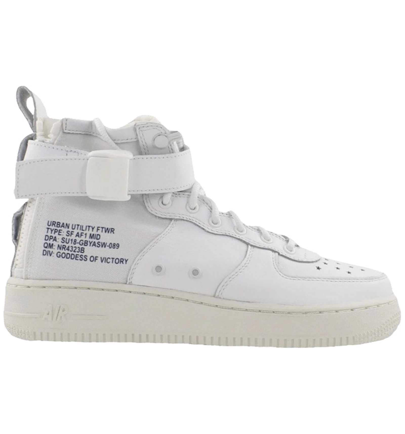 Nike Sf Air Force 1 Mid White Gs Ar0690 100 Us Nike Sf Air Force 1 Mid White Gs Ar0690 100 Us