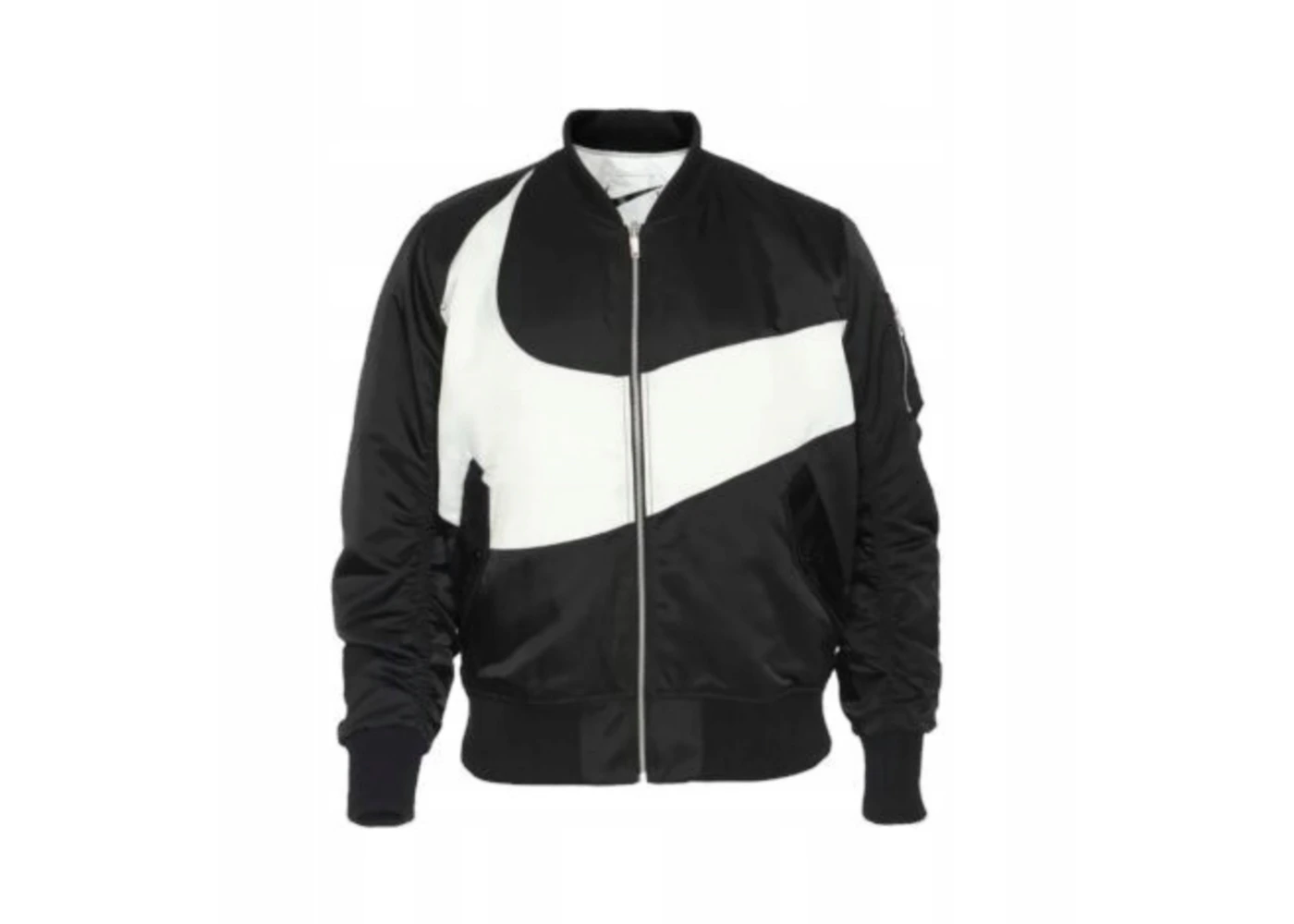 Nike SWOOSH Therma Fit Reversible Bomber Jacket Black/White Men's US