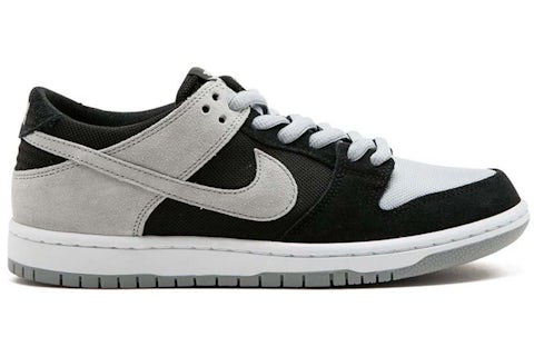 Nike SB Zoom Dunk Low Pro Negro Wolf Gris Blanco Hombre 854866