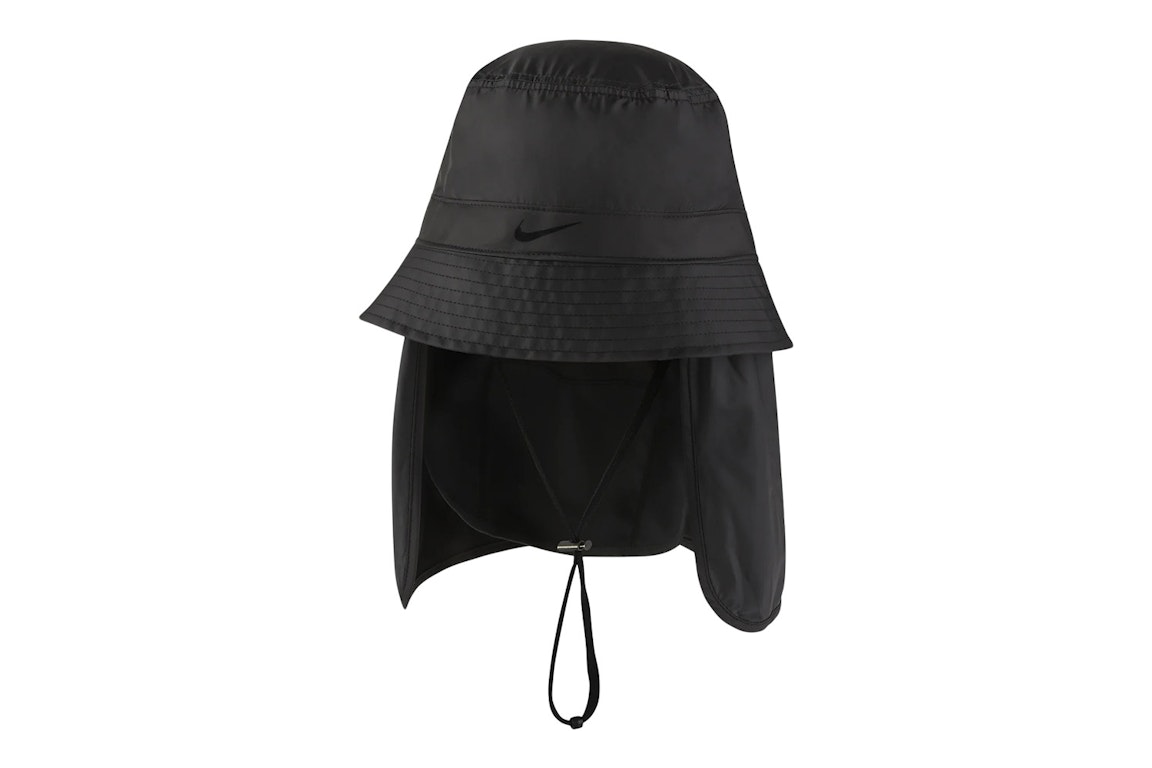 Pre-owned Nike Serena Williams Tennis Bucket Hat Black