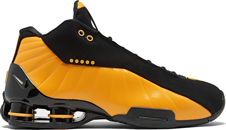 Orange/black Nike Shox  Sneakers men fashion, Nike air shoes