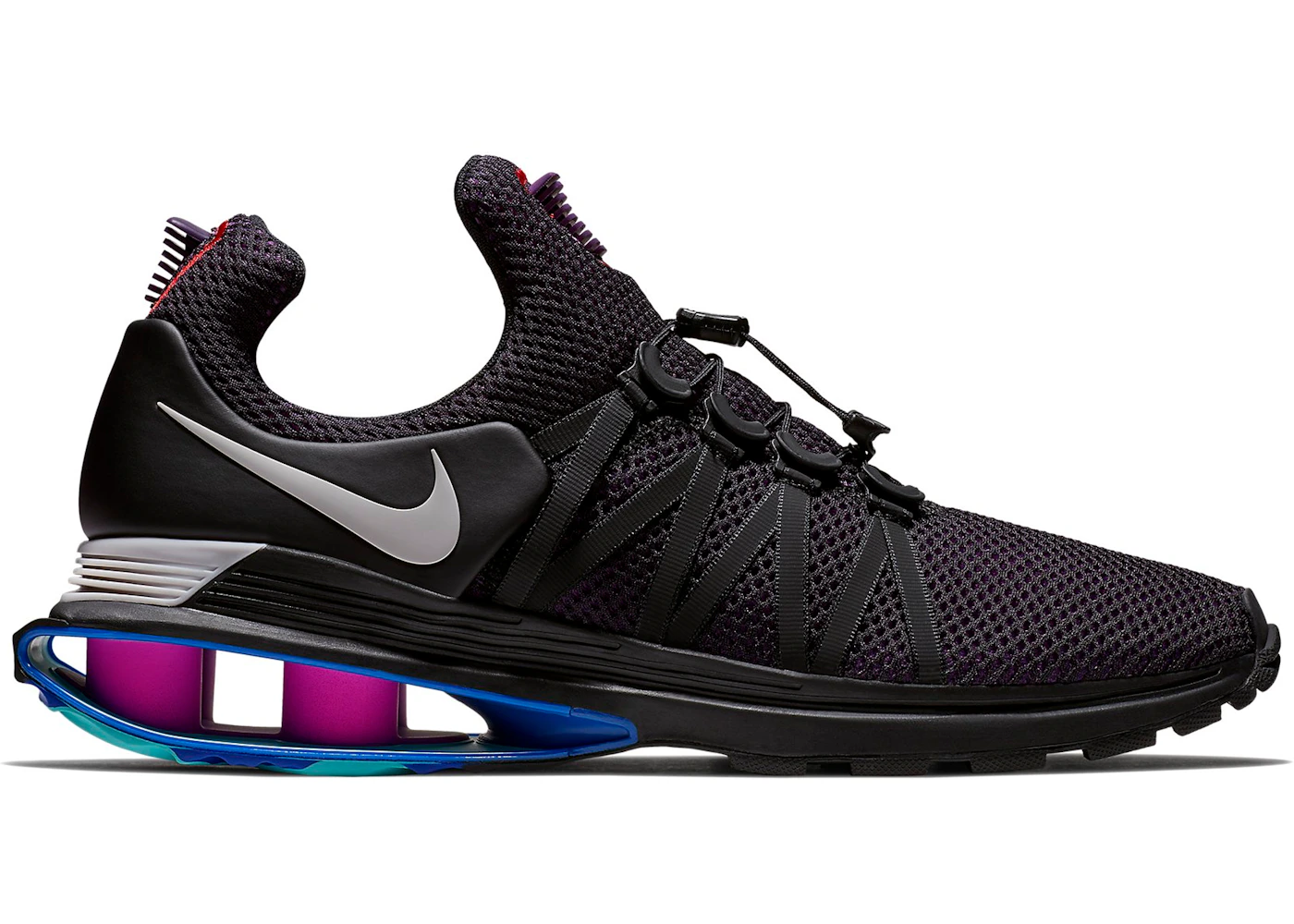 Purple and black nike shox Outlet