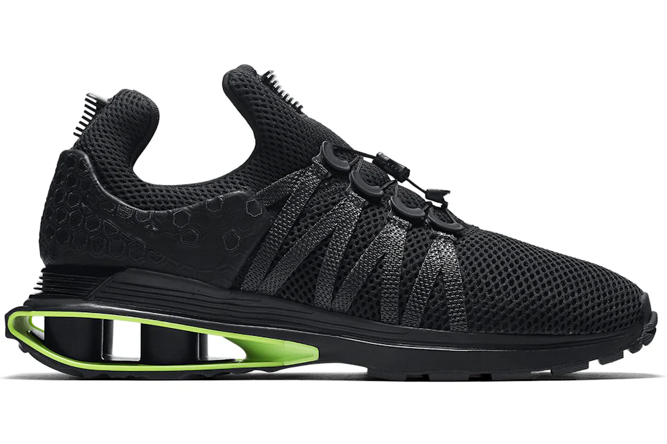 Nike Shox Gravity Luxe Black Green Strike Men s AR1470 003 US