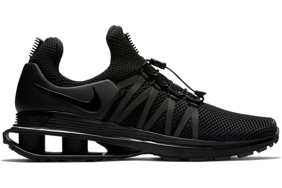 Nike shox gravity men's black sales