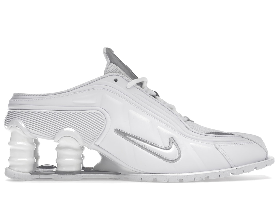 Pre-owned Nike Shox Mr4 Mule Martine Rose White In White/metallic Silver-white