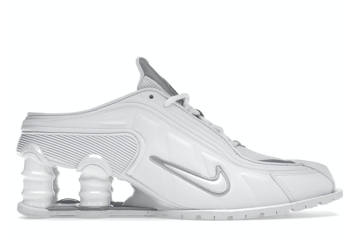 Pre-owned Nike Shox Mr4 Mule Martine Rose White In White/metallic Silver-white