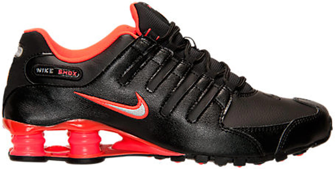 Nike Shox NZ Black Bright Crimson Hombre - 378341-006 MX