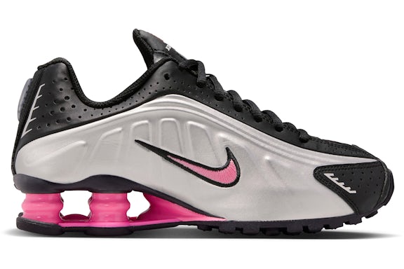 Nike Shox R4 Black Metallic Silver Pinksicle (GS) - CW2626-006 - US