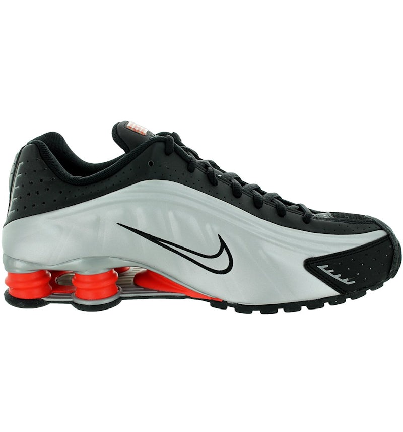 Nike Shox R4 Black Silver Orange 2015 Men s 104265 065 US