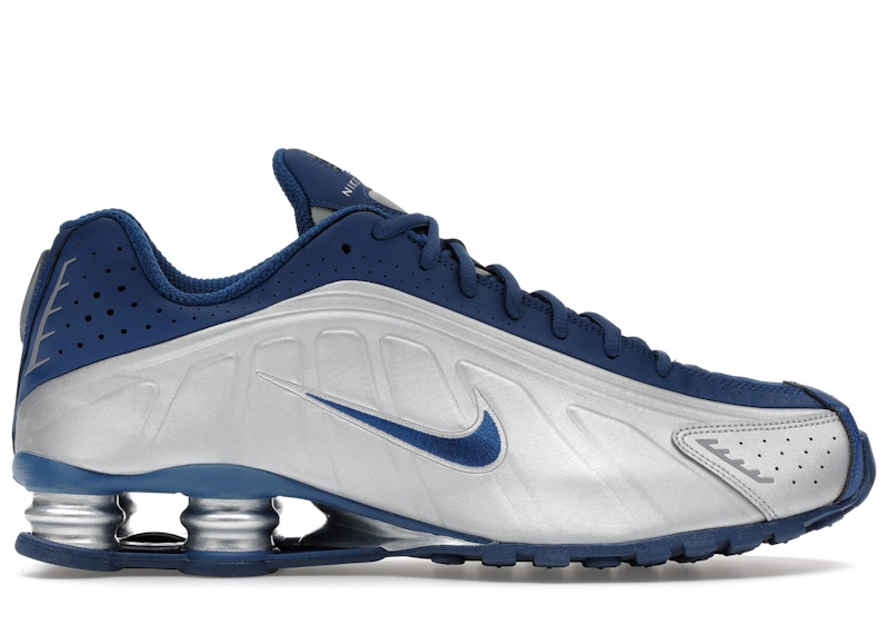 Nike Shox R4 Court Blue Metallic Silver