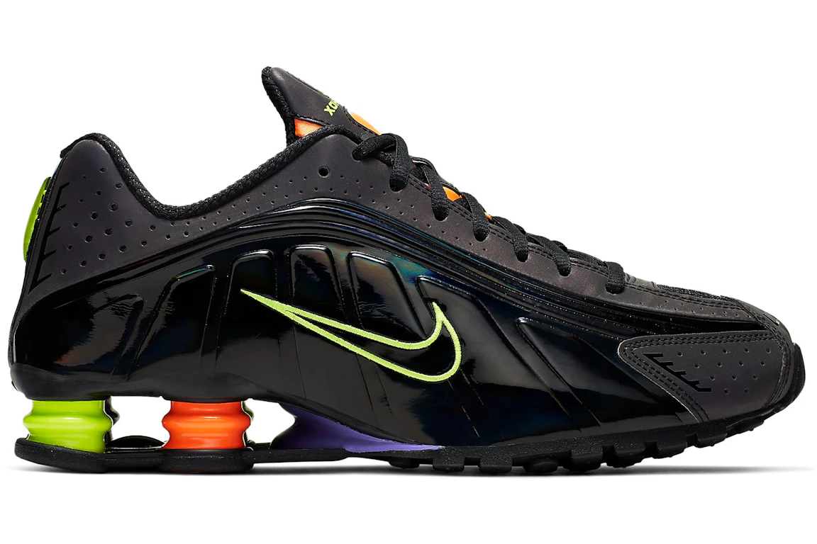 Nike Shox R4 Gel Black Neon