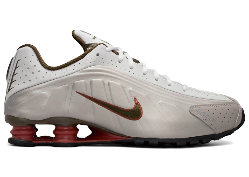 Nike Shox R4 Grey Dark Hazel Dusty Peach