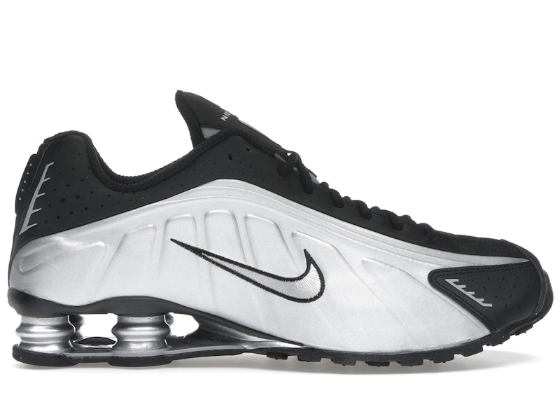Nike Shox R4 Metallic Silver Black