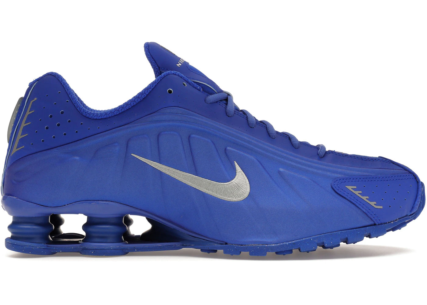 Nike Shox R4 Racer Blue Metallic Silver (Women's) - HJ7303-445 - US