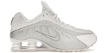 Nike Shox R4 bianco argento metallizzato (2019/2024) (donna)